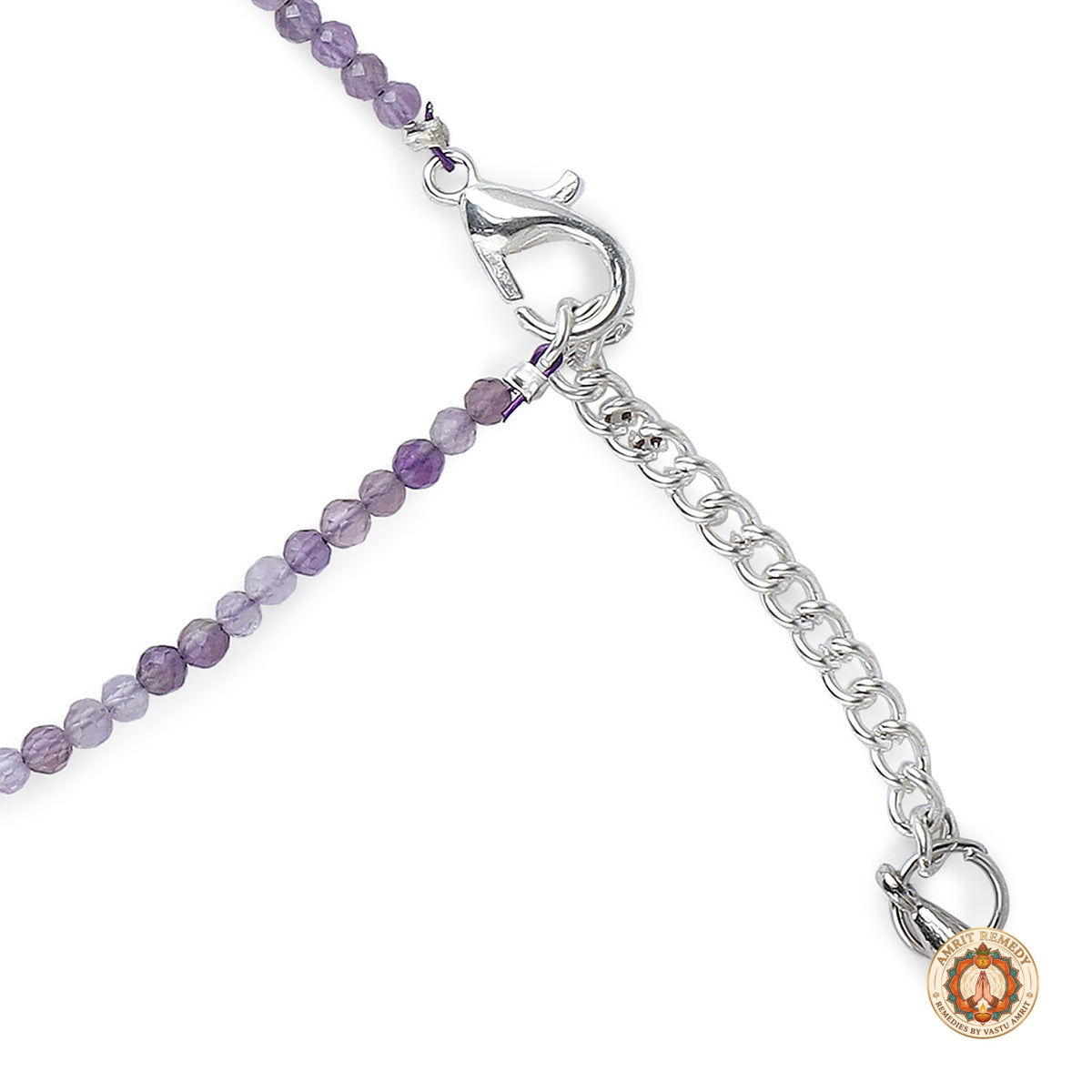 Natural Amethyst Gemstone Healing Anklet