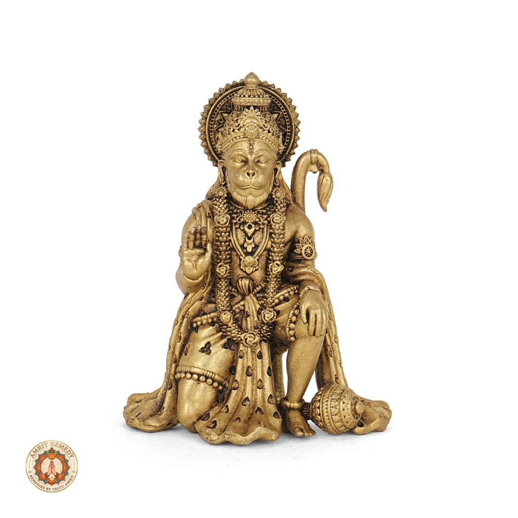 Brass Maruti Nandan Idol for Courage, Protection & Devotion