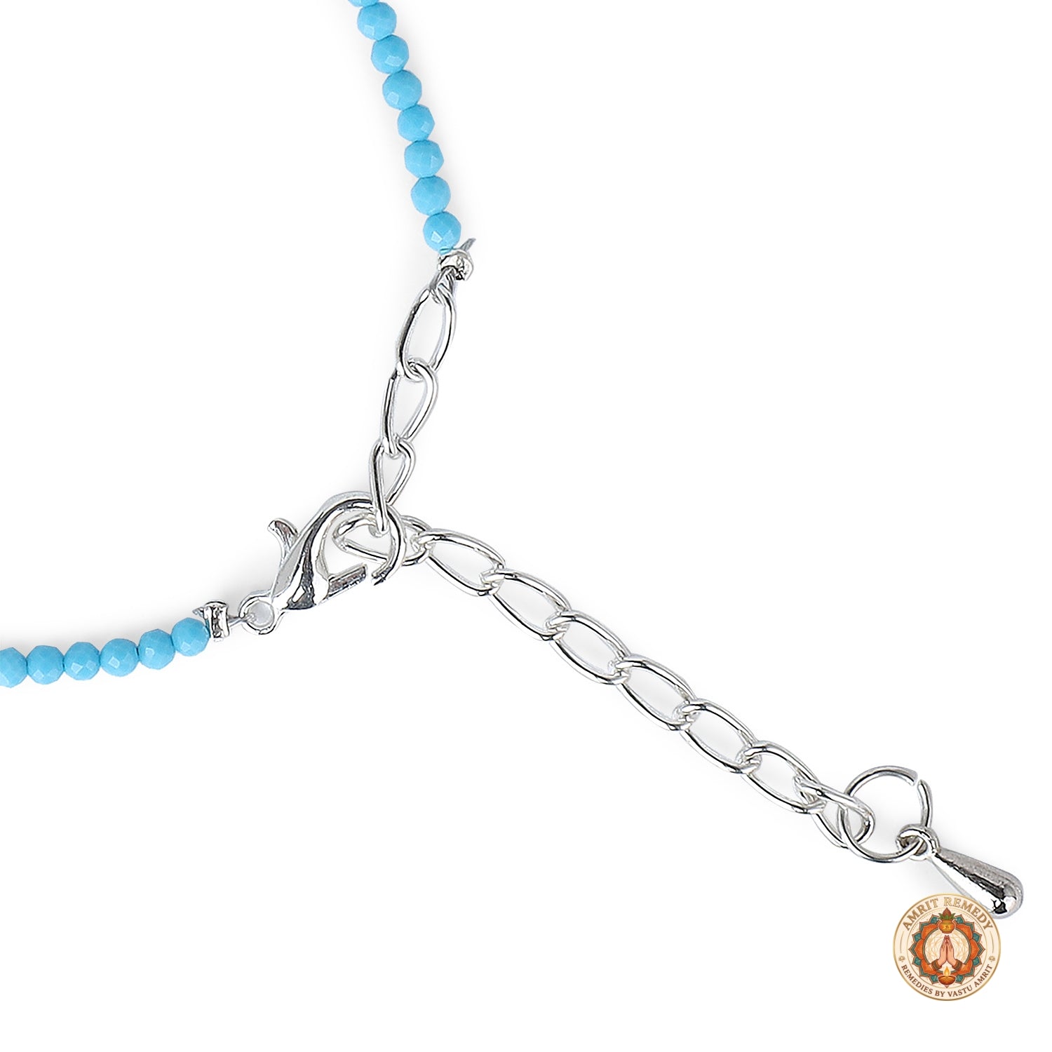 Natural Firoza (Turquoise) Gemstone Healing Anklet