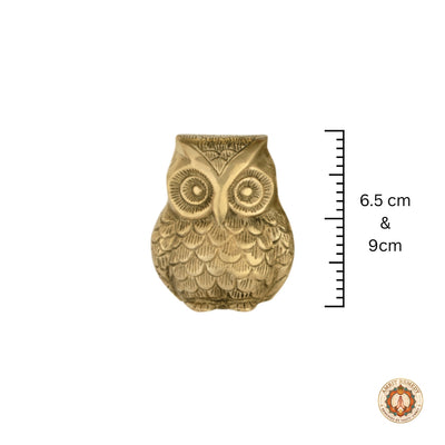 Pure Brass Vastu Owl Idol for Wealth, Wisdom & Positive Energy