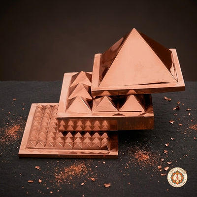 Pure Copper 3-Layer Vastu Pyramid