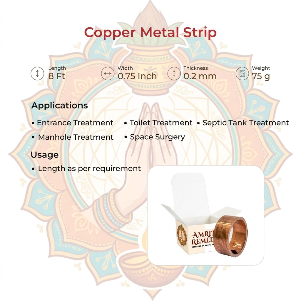 Copper Metal Strips - For Entrance & Toilet Treatments