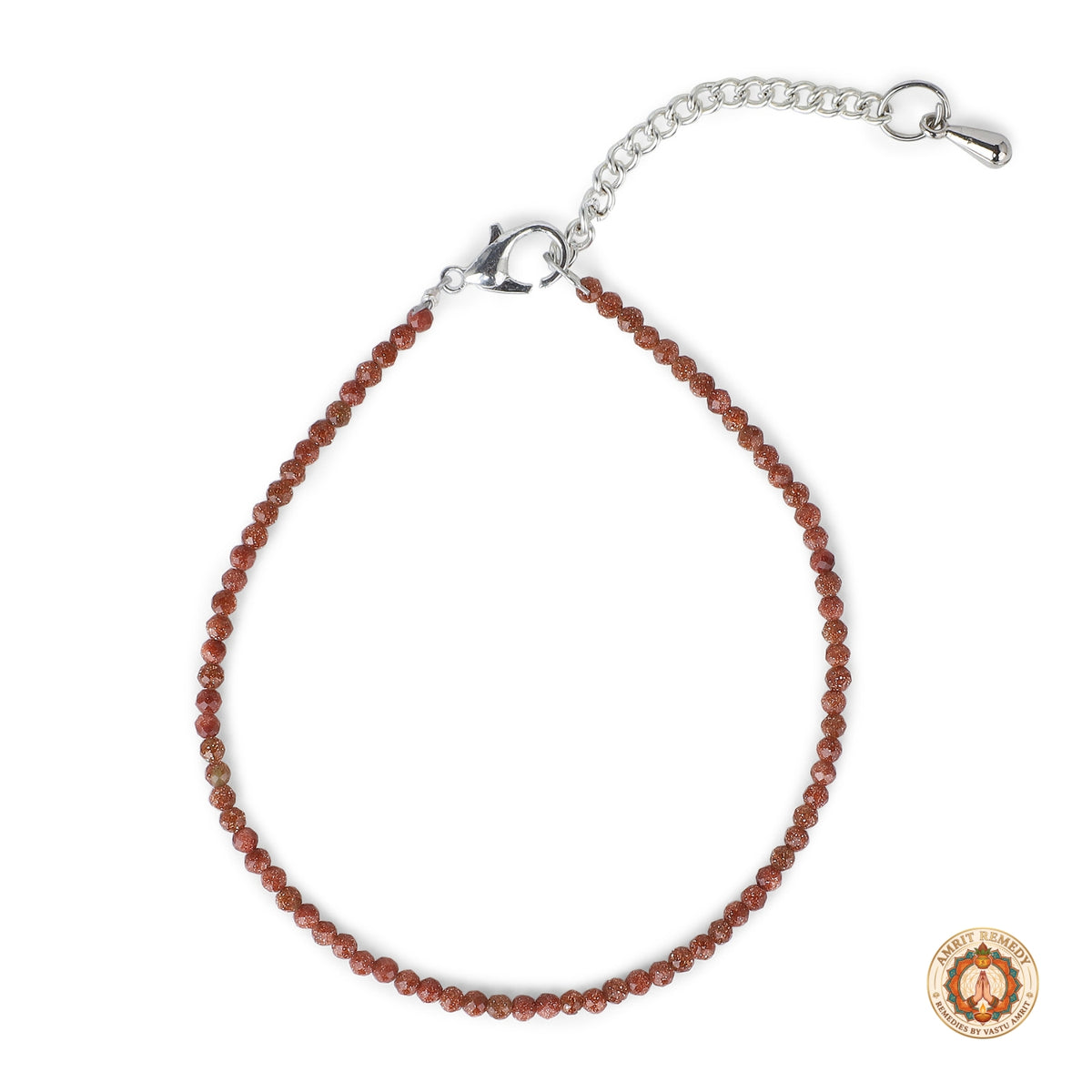 Sun Sitara (Goldstone) Crystal Healing Anklet