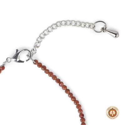 Sun Sitara (Goldstone) Crystal Healing Anklet
