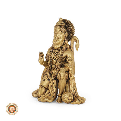 Brass Maruti Nandan Idol for Courage, Protection & Devotion