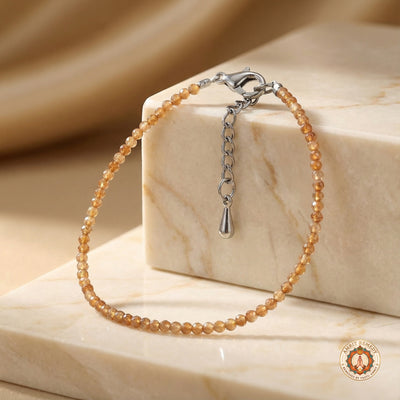 Natural Amber Gemstone Healing Anklet