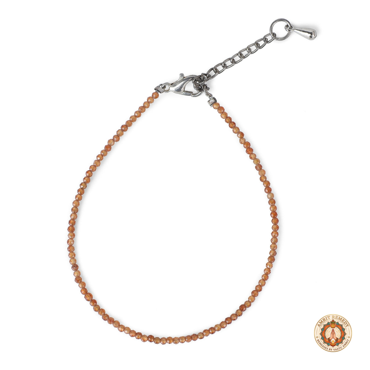Natural Amber Gemstone Healing Anklet
