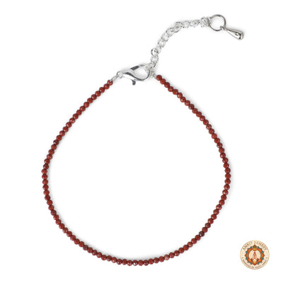 Natural Red Jasper Gemstone Healing Anklet